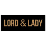 Lord & Lady Gold Foil Plaque - Vookoo Lifestyle