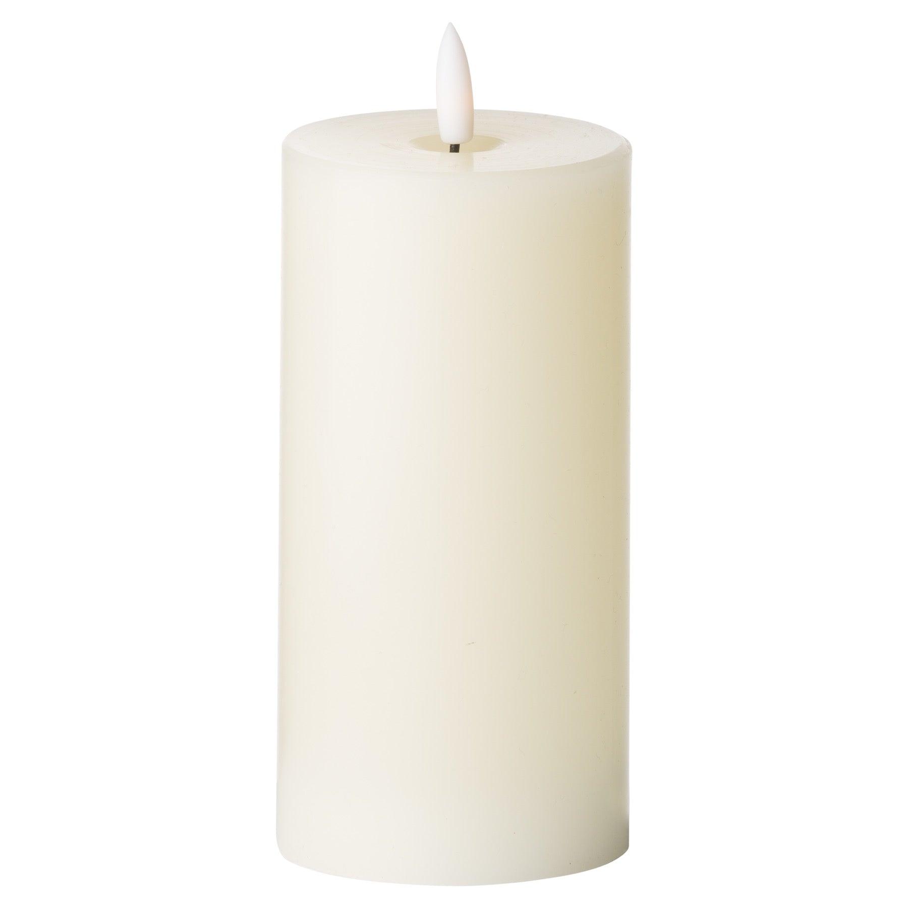 Luxe Collection Natural Glow 3 x 6 LED Ivory Candle - Vookoo Lifestyle