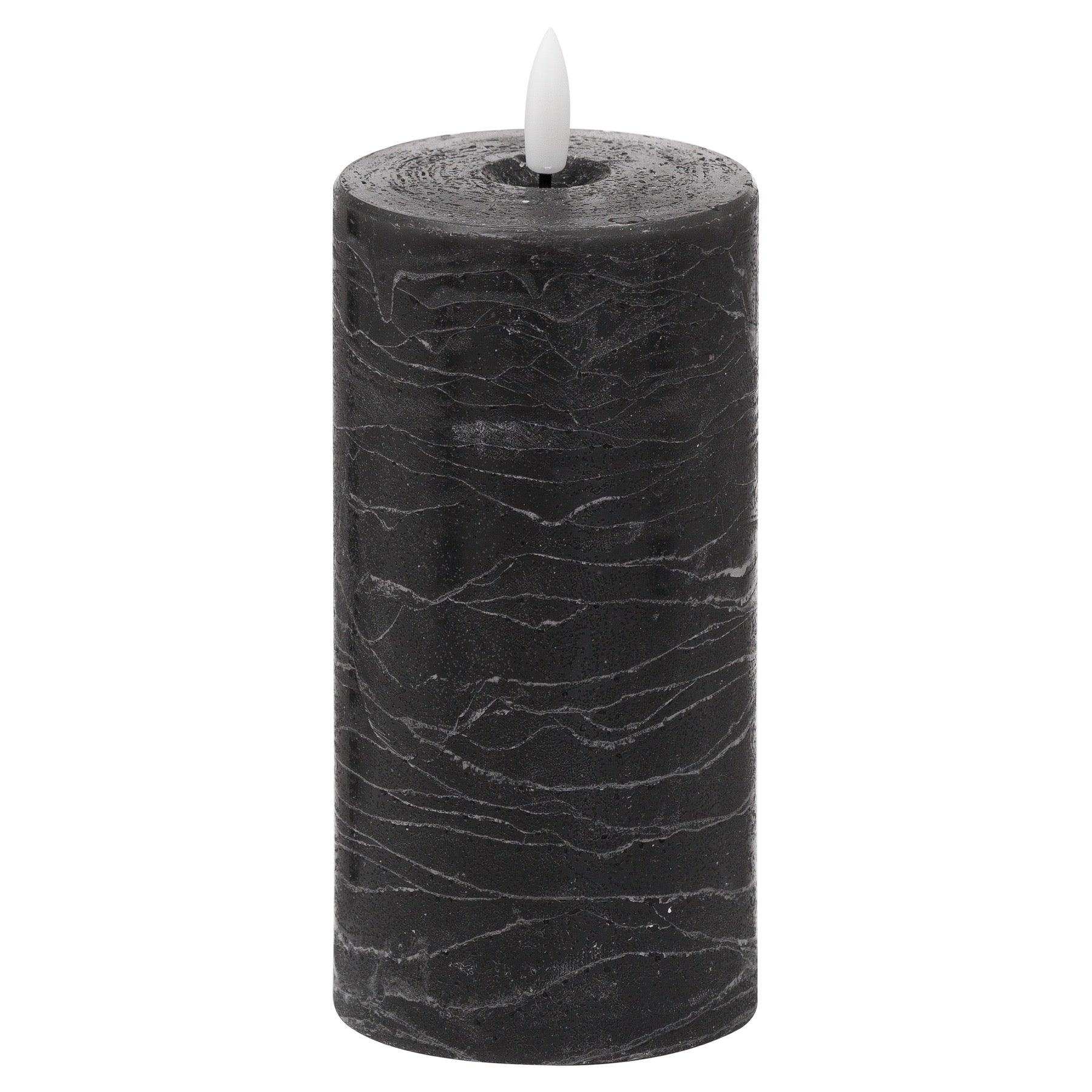 Luxe Collection Natural Glow 3x6 Grey LED Candle - Vookoo Lifestyle
