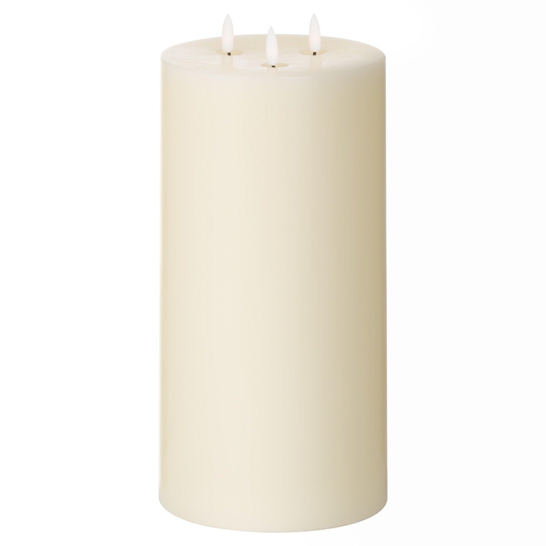 Luxe Collection Natural Glow 6 x 12 LED Ivory Candle - Vookoo Lifestyle