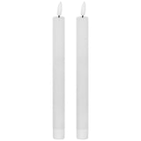 Luxe Collection Natural Glow S/ 2 White LED Dinner Candles - Vookoo Lifestyle