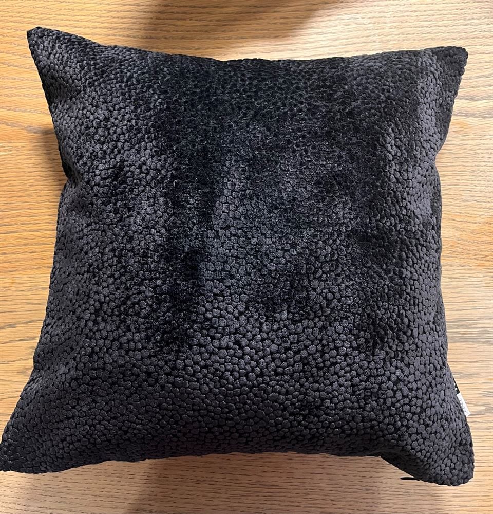 Malini Large Bingham Black Cushion