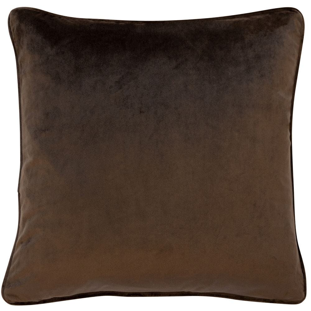 Malini Large Luxe Chocolate Cushion