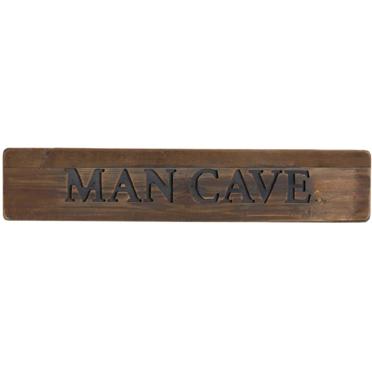 Man Cave Rustic Wooden Message Plaque - Vookoo Lifestyle
