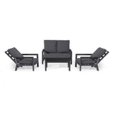 Manhattan Reclining 2 Seat Sofa Set with Coffee Table - Vookoo Lifestyle