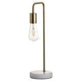 Marble And Brass Industrial Desk Lamp - Vookoo Lifestyle