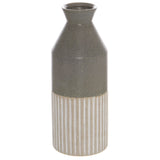 Mason Collection Grey Ceramic Ellipse Vase - Vookoo Lifestyle