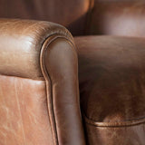 Mondello Chair Vintage Brown Leather - Vookoo Lifestyle