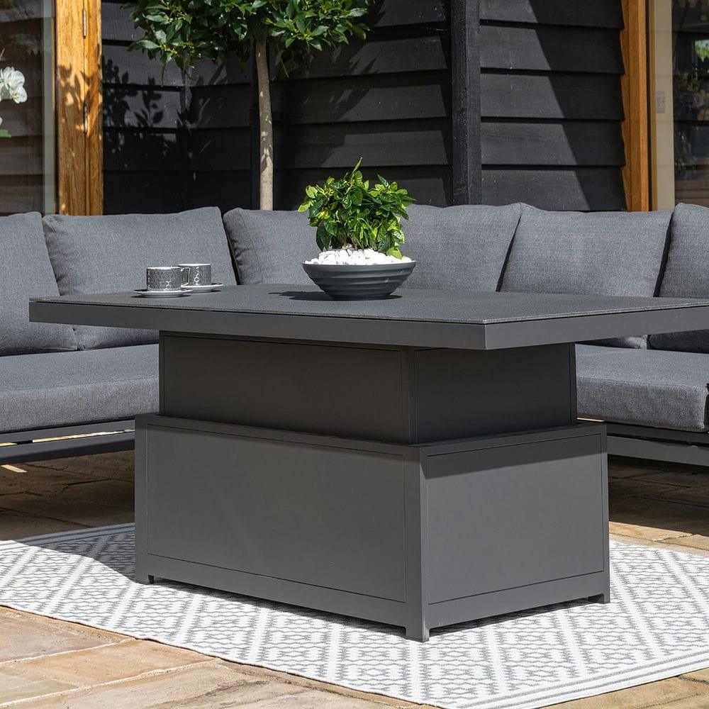Oslo Large Corner Group with Rising Table - Vookoo Lifestyle