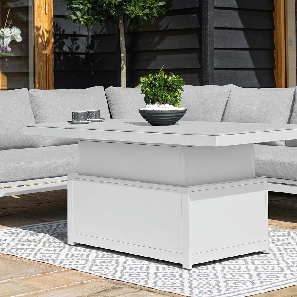 Oslo Large Corner Group with Rising Table - Vookoo Lifestyle