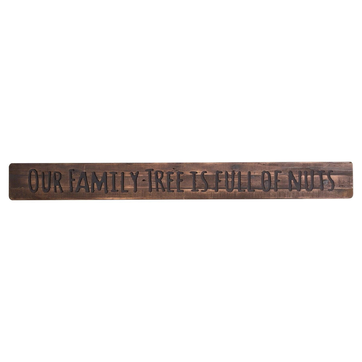 Our Family Tree Rustic Wooden Message Plaque - Vookoo Lifestyle