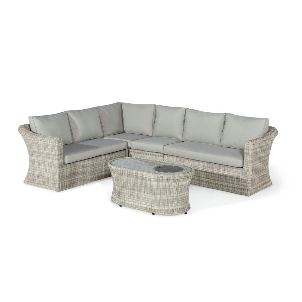 Oxford Large Corner Sofa with Fire Pit Coffee Table - Vookoo Lifestyle