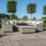 Oxford Royal U Shaped Sofa Set with Fire Pit Table - Vookoo Lifestyle
