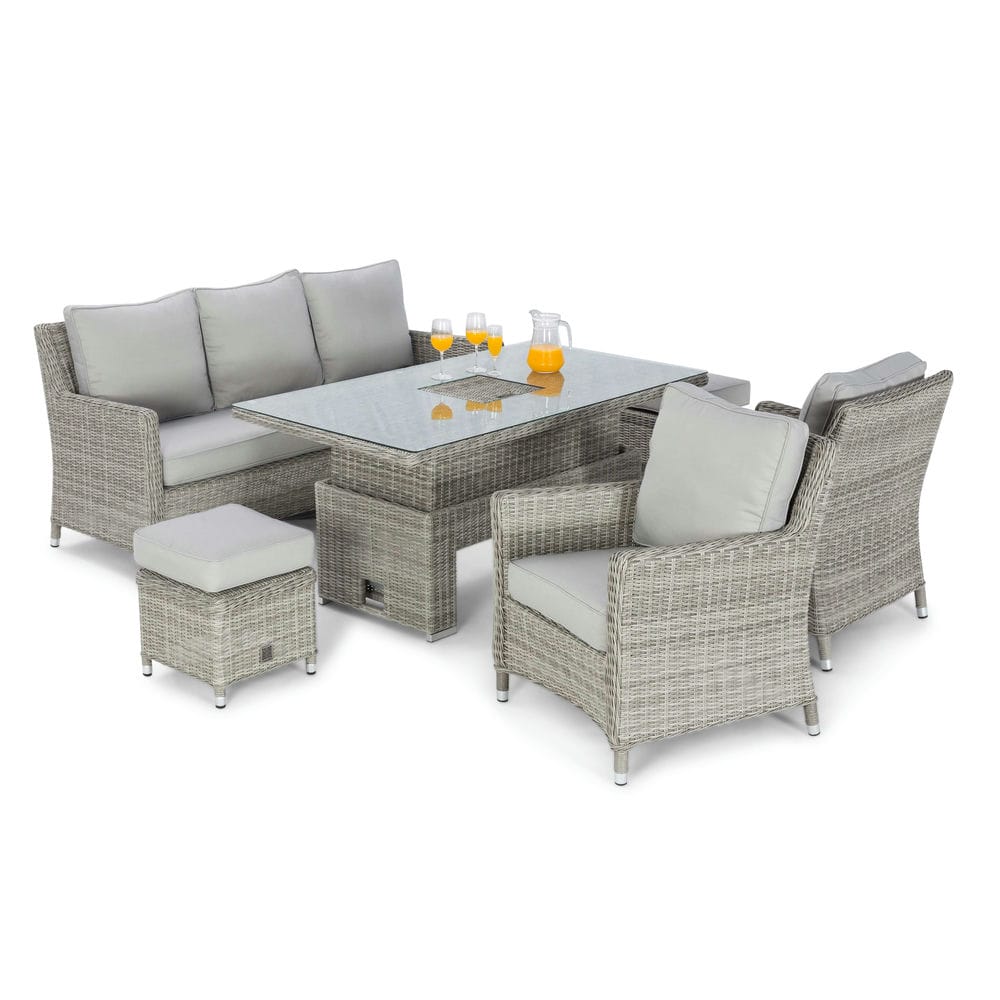 Oxford Sofa Dining Set with Ice Bucket & Rising Table - Vookoo Lifestyle