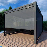 Pergola Aluminium Square 30x30 with 4 Drop Sides - Vookoo Lifestyle