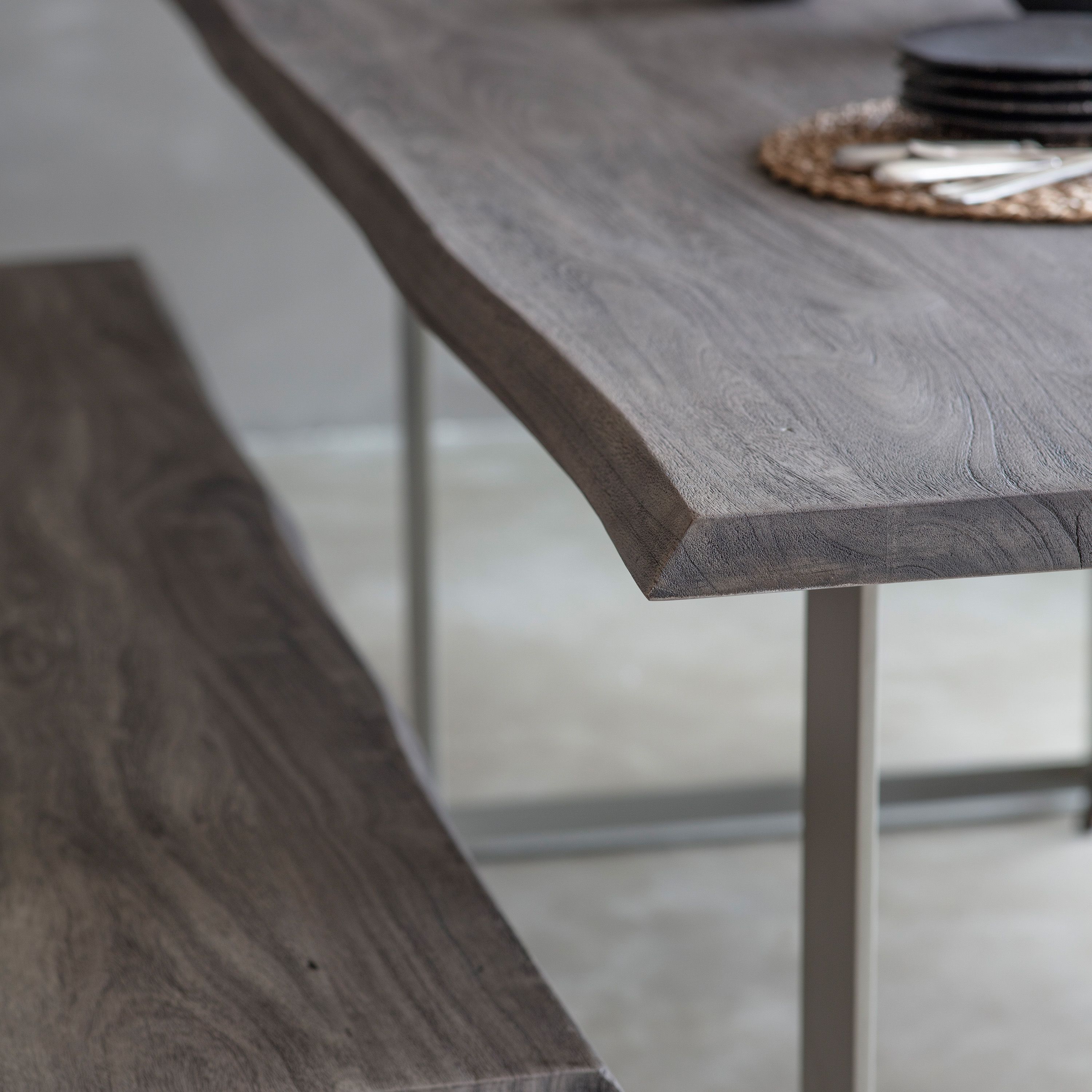 Prima Dining Table Grey - Vookoo Lifestyle