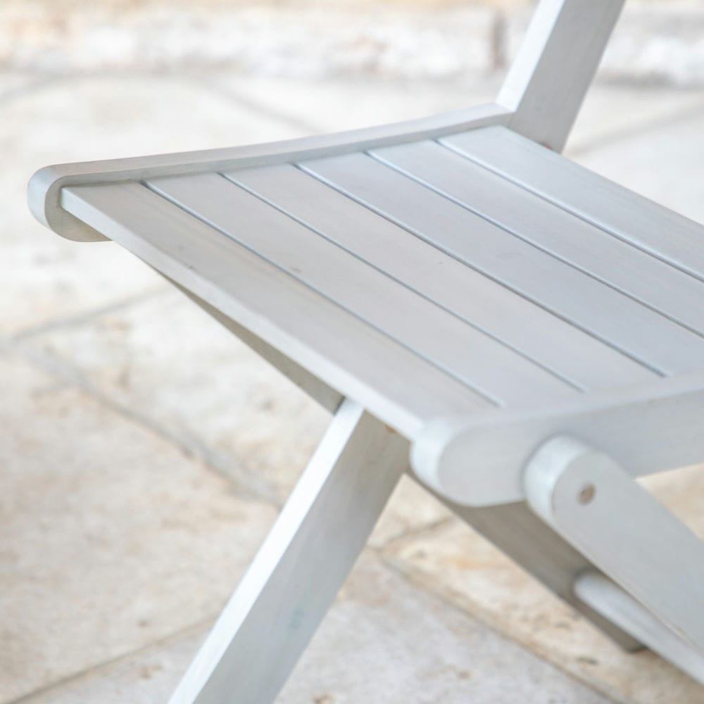 Rimi Folding Chair Whitewash (Pack of 2) - Vookoo Lifestyle