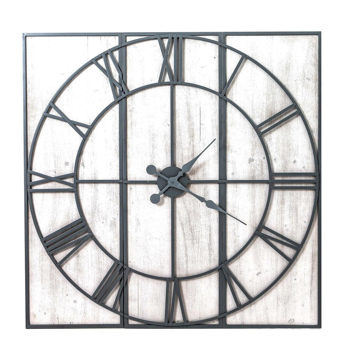 Roza Panelled Wall Clock - Vookoo Lifestyle