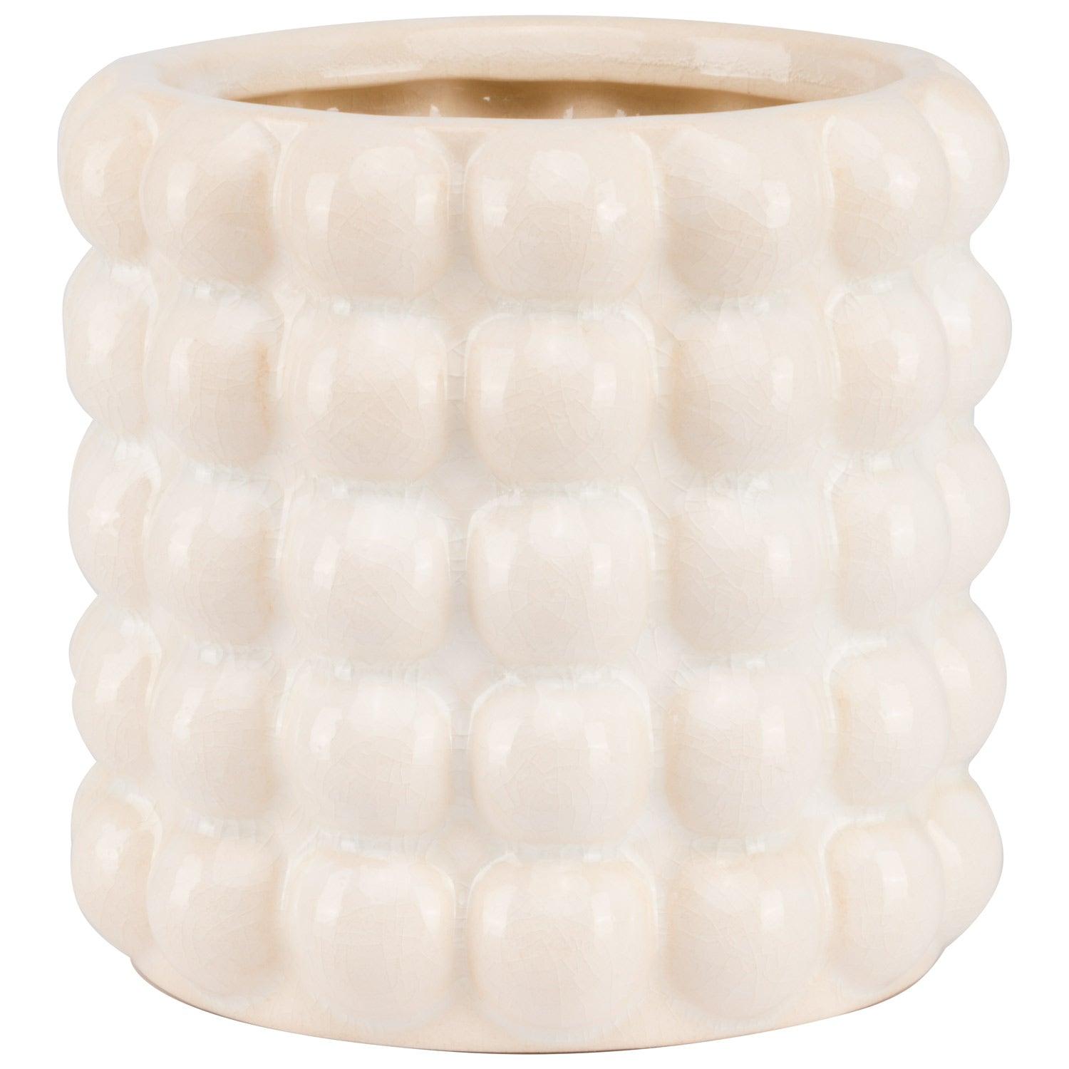 Seville Collection Cream Bubble Planter - Vookoo Lifestyle