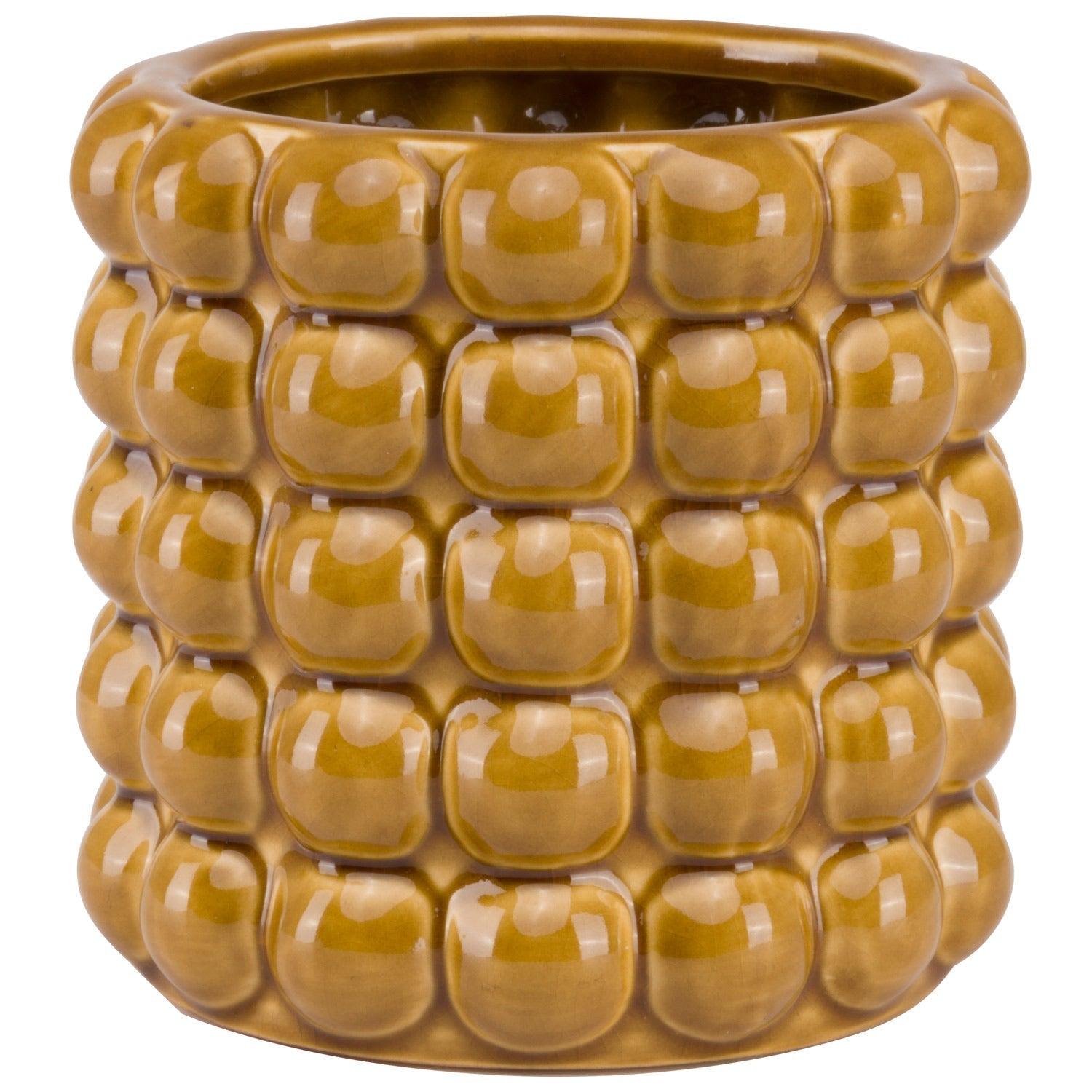 Seville Collection Ochre Bubble Vase - Vookoo Lifestyle
