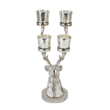 Silver Stag Four Tealight Holder - Vookoo Lifestyle