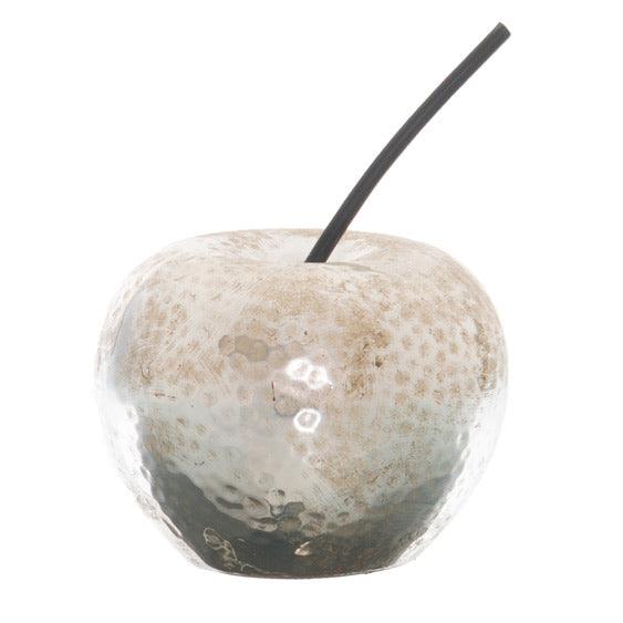 Small Silver Apple Ornament - Vookoo Lifestyle