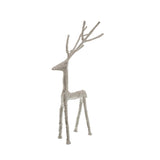 Small Silver Standing Stag Ornament - Vookoo Lifestyle