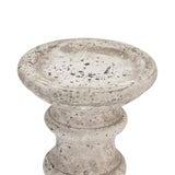 Small Stone Ceramic Column Candle Holder - Vookoo Lifestyle