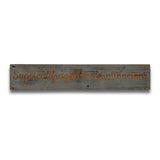 Supercalifragilistic Grey Wash Wooden Message Plaque - Vookoo Lifestyle