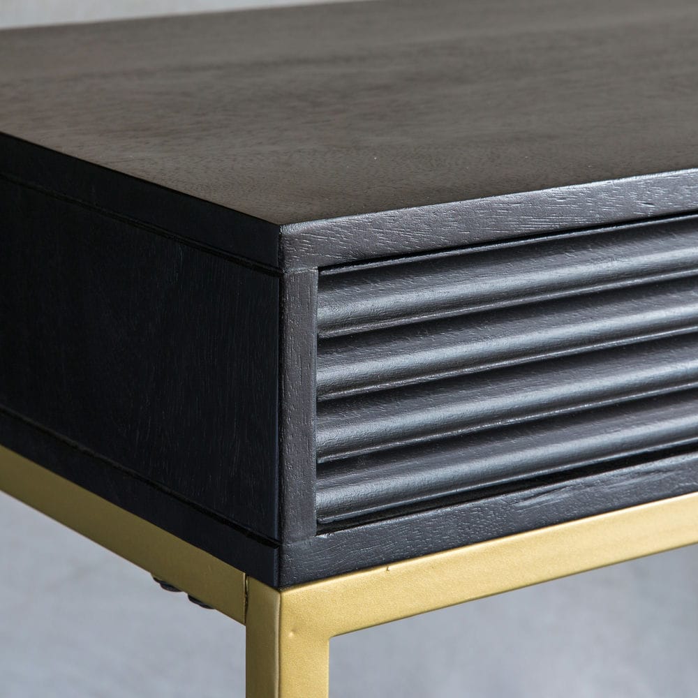 Textured 2 Drawer Console Table - Vookoo Lifestyle