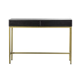 Textured 2 Drawer Console Table - Vookoo Lifestyle