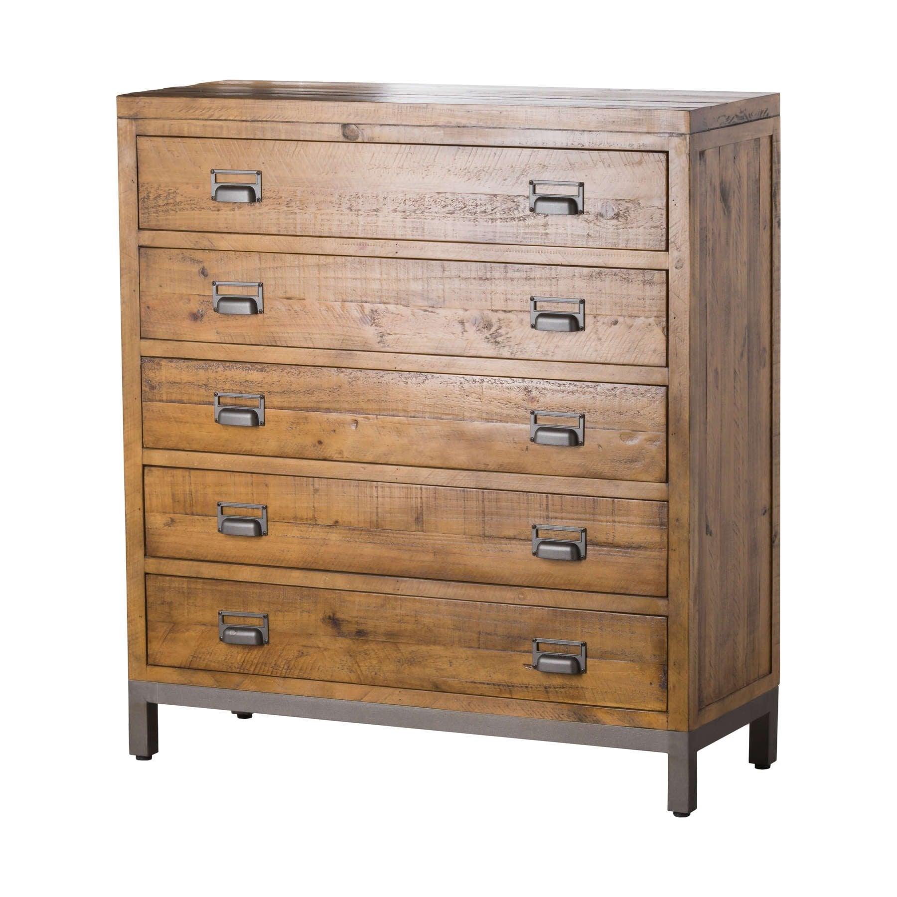 The Draftsman Collection Five Drawer Chest - Vookoo Lifestyle
