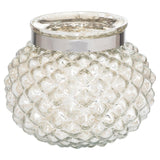 The Lustre Collection Silver Small Combe Candle Holder - Vookoo Lifestyle