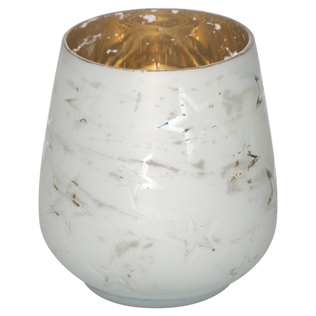 The Noel Collection White Star Small Candle Holder - Vookoo Lifestyle