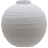 Tiber Matt White Ceramic Vase - Vookoo Lifestyle