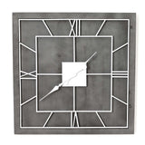 Williston Grey Large Square Wall Clock - Vookoo Lifestyle