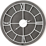 Williston Grey Large Wall Clock - Vookoo Lifestyle