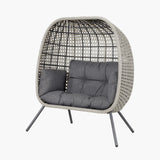 Stone Grey St Kitts Double Nest Chair