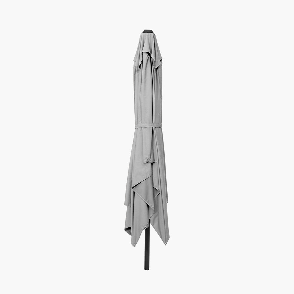 Challenger T2 3.5 x 2.6m Oblong Luna Grey Free Arm Parasol