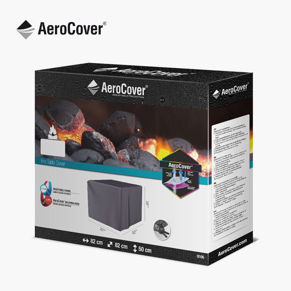 Firetable Aerocover 82x82x50cm high
