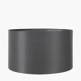 Zara 35cm Steel Grey Silk Lined Cylinder Shade