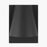 Dark Grey Metal Conical Wall Light