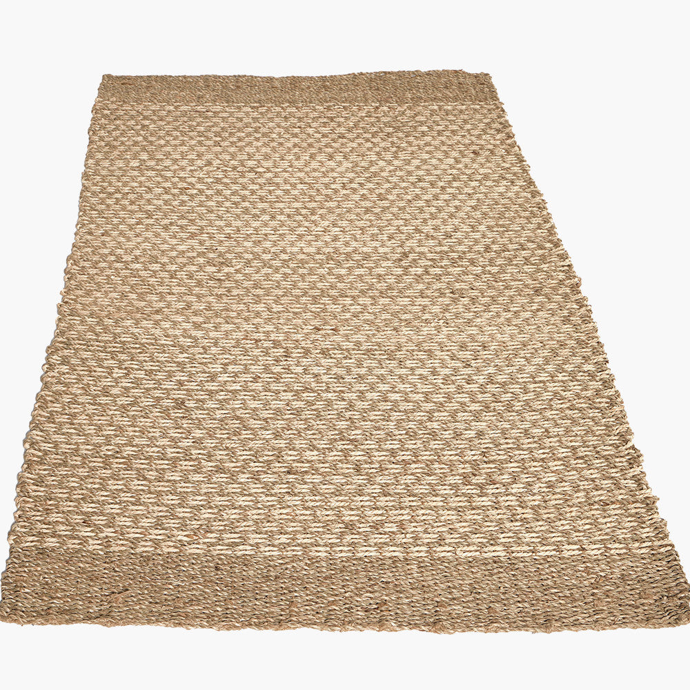 Woven Seagrass and Palm Leaf Runner
