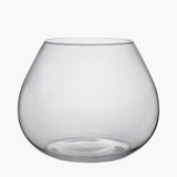 Clear Glass Roza Vase Small