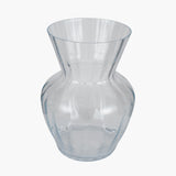 Clear Glass Tara Optic Vase Large