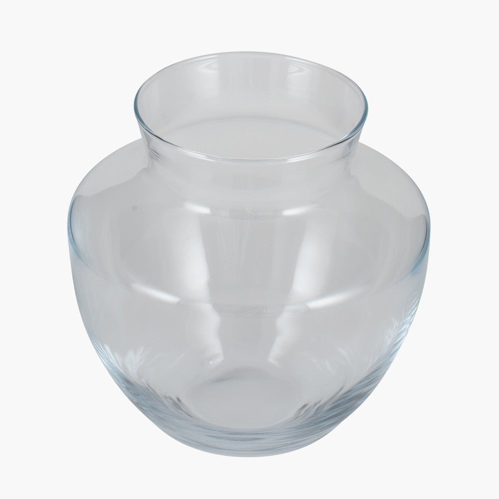 Clear Glass Elza Vase Small