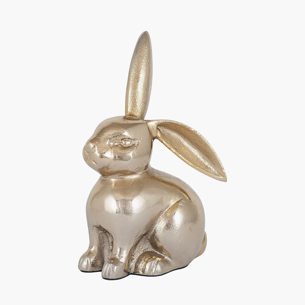 Gold Metal Small Rabbit Ornament